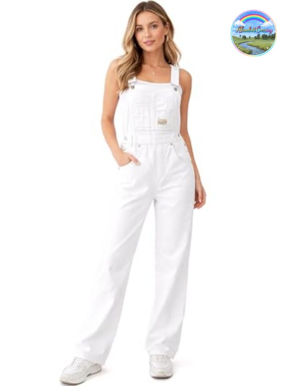 Vintage Retro Cotton Overalls Button Side Utility Jumpsuit